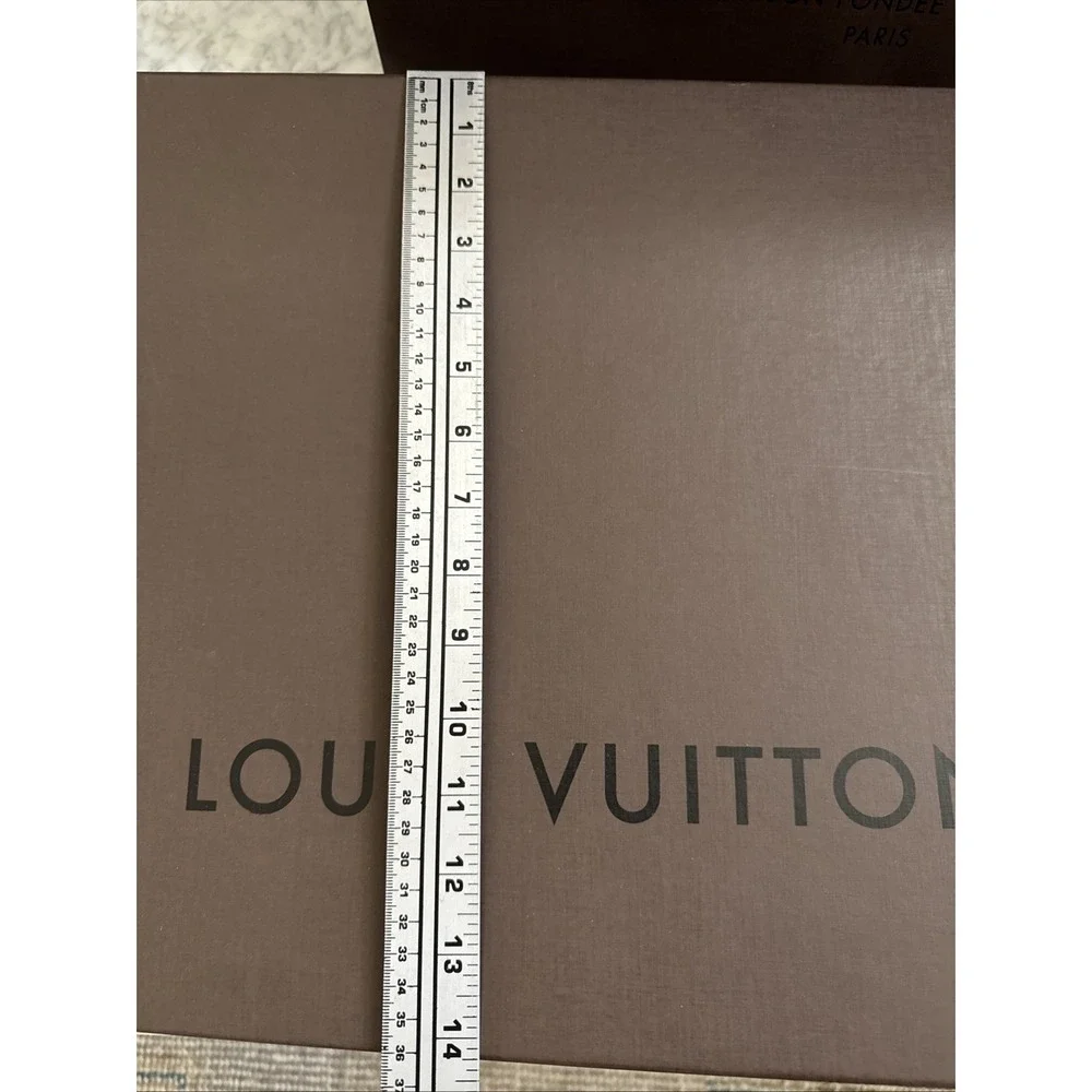 LOUIS VUITTON Empty Gift Box / Bag For Never Full W Original Price Tag 17x14x5